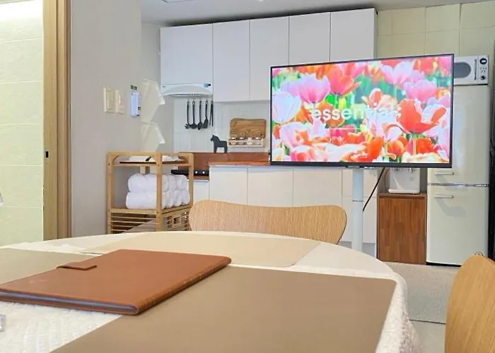 アパート # 3room # 4bed # Gwangalli # Maximum 8 # Netflix # 120 Inch Beam *